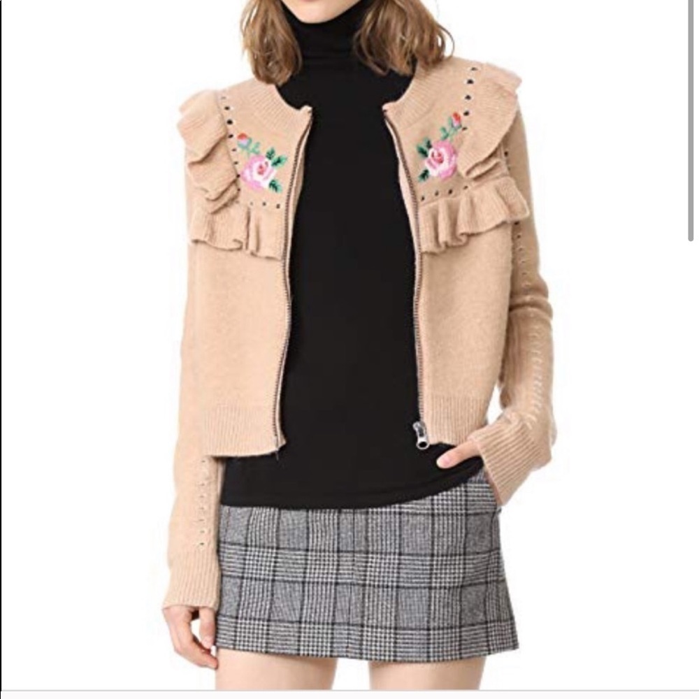 Wildfox Bed of Roses Elliot Jacket Cardigan - Picture 7 of 7